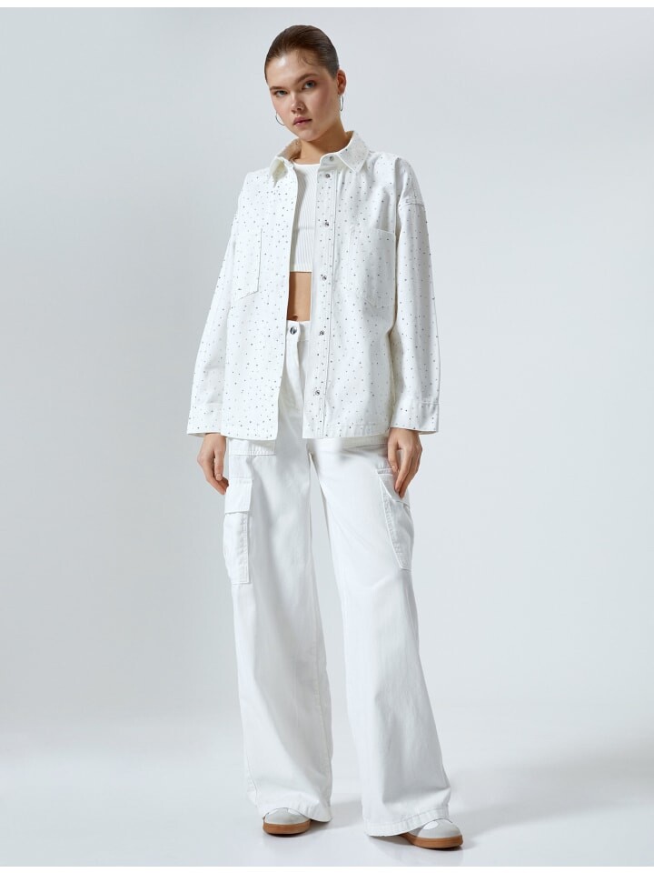 

Джинсовая куртка KOTON Blazer, белый