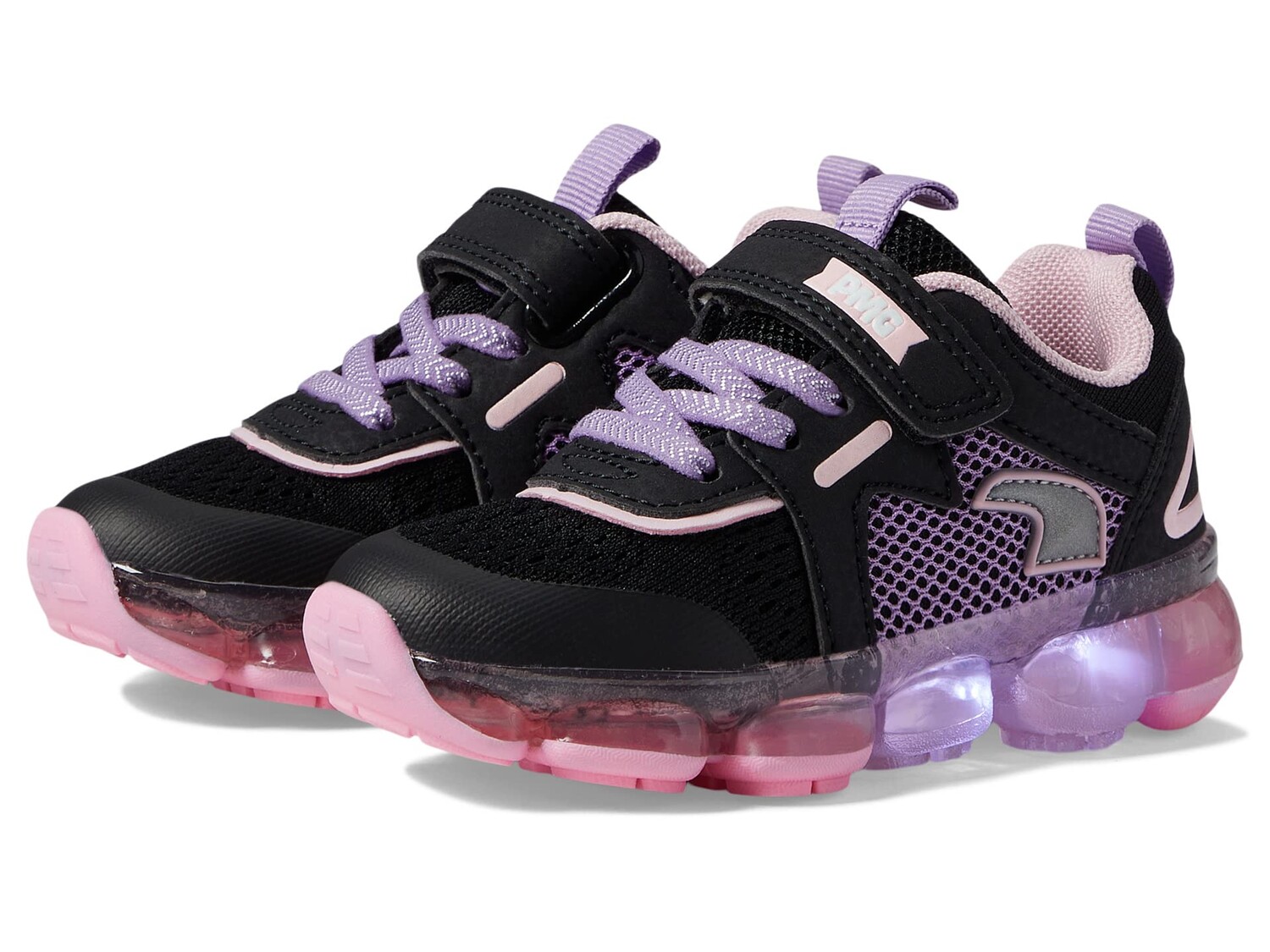 

Кроссовки Primigi Kids 29695 (Toddler/Little Kid/Big Kid), черный/фиолетовый
