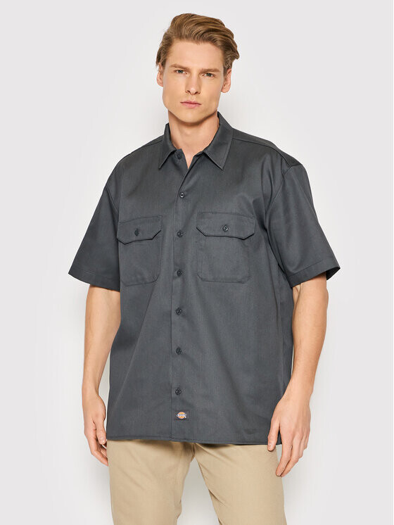 

Рубашка стандартного кроя Dickies, серый