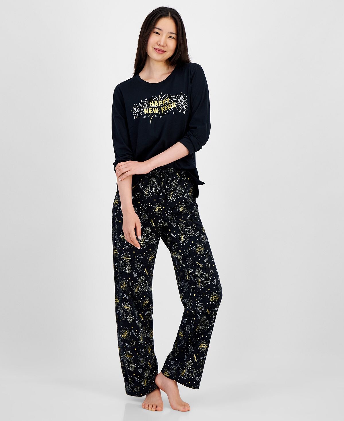 

Женский новогодний пижамный комплект Family Pajamas