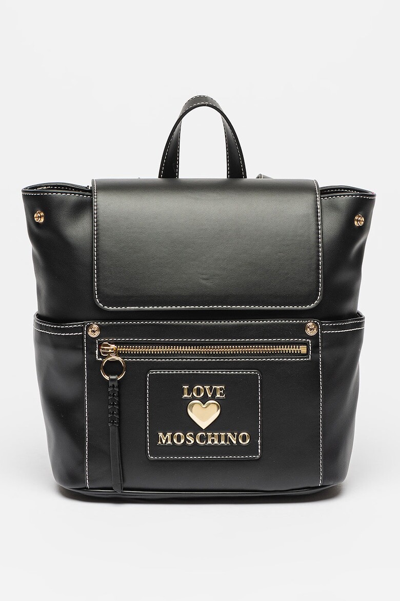 

Рюкзак из экокожи Love Moschino, черный