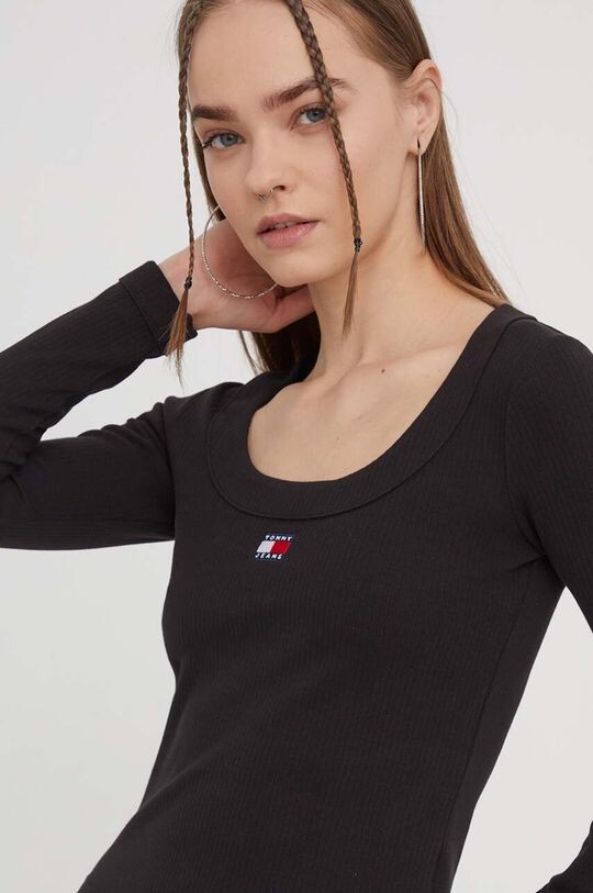 

Рубашка с длинным рукавом Tommy Jeans, черный