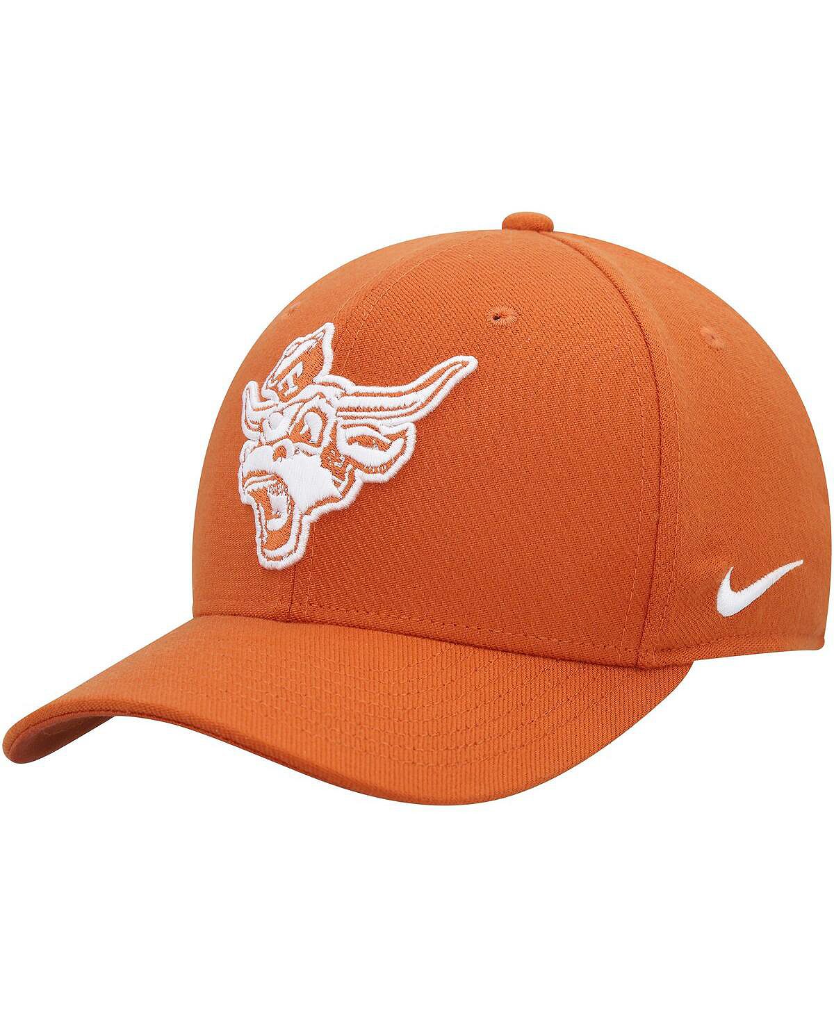 

Мужская оранжевая кепка Texas Longhorns Classic99 с логотипом Swoosh Performance Flex Hat Nike