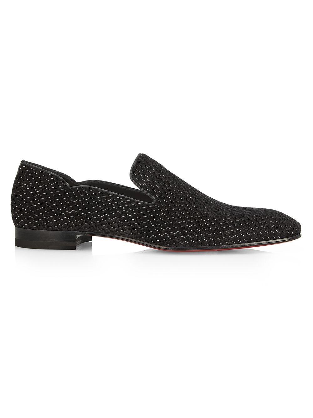 

Бархатные плетеные лоферы Dandy Chick Christian Louboutin, черный