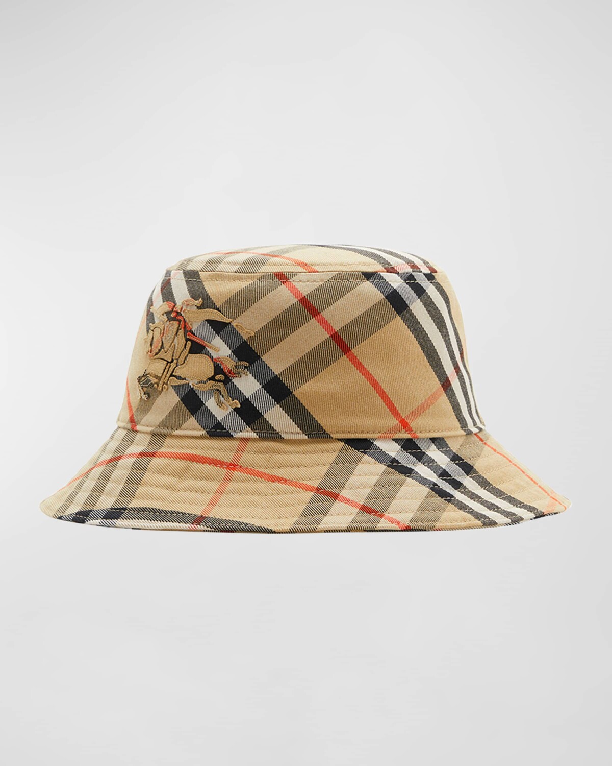 

Панама в клетку EKD Burberry, цвет Sand