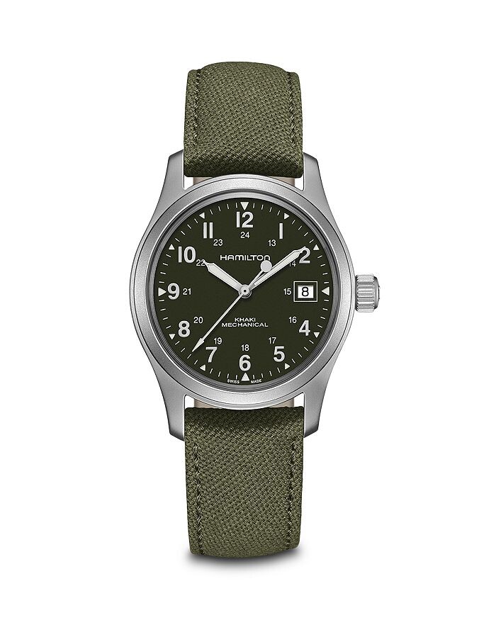 

Механические часы Hamilton 38 мм, хаки
