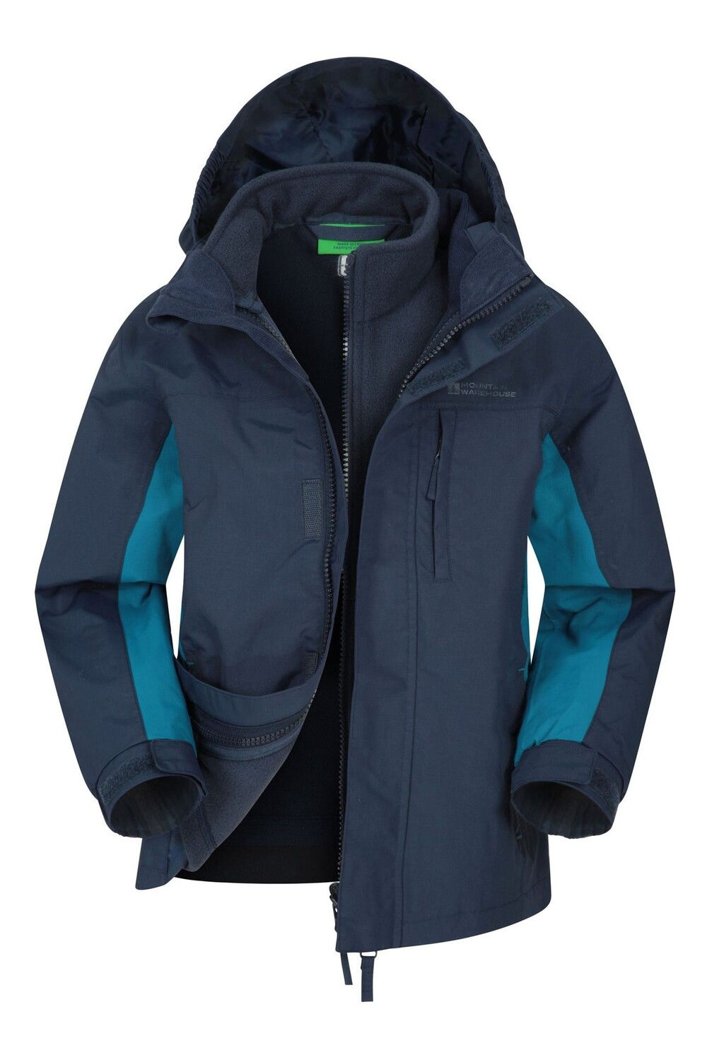 

Детская дождевик 3-в-1 Cannonball Mountain Warehouse Mountain Warehouse, синий