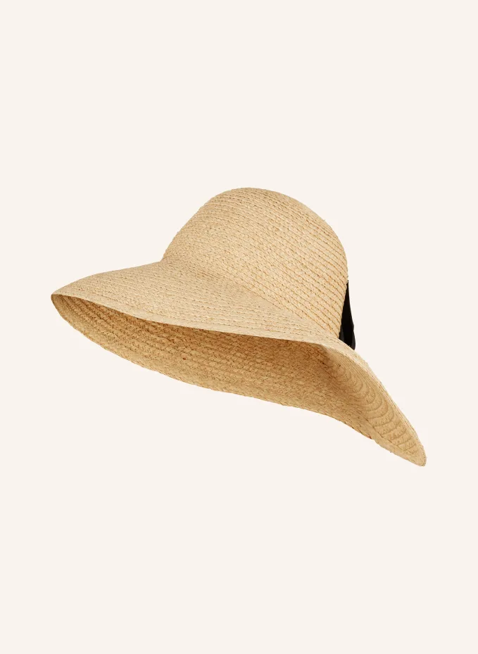 Соломенная шляпа Loevenich, черный соломенная шляпа loevenich бежевый