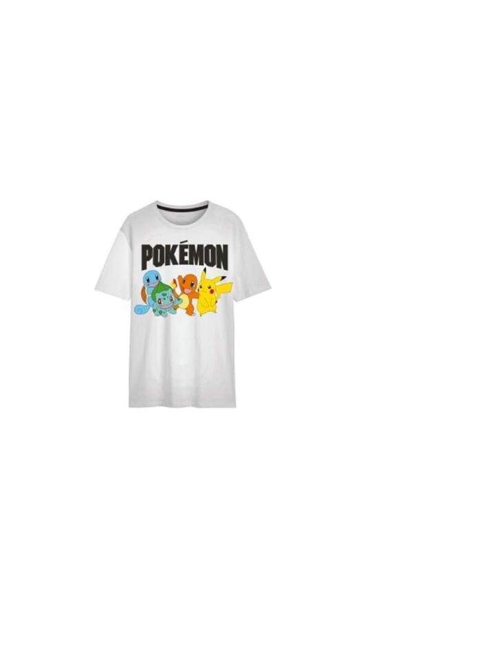 

Футболка COFI 1453 Pokémon Kurzarmshirt für Kinder Weiches und Atmungsaktives, белый