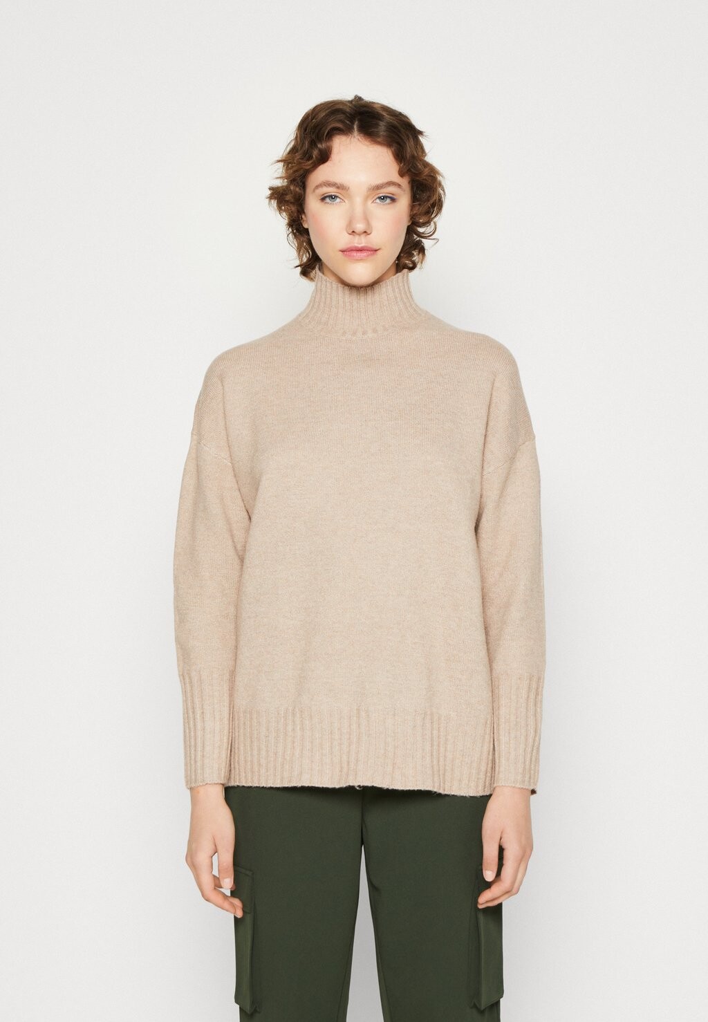 

Свитер Onlgabriel Life Highneck ONLY, цвет mocha meringue melange