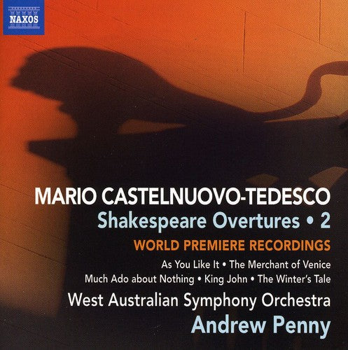 

CD диск Castelnuovo-Tedesco / Waso / Penny: Castelnuovo-Tedesco 2: Shakespeare Overtures