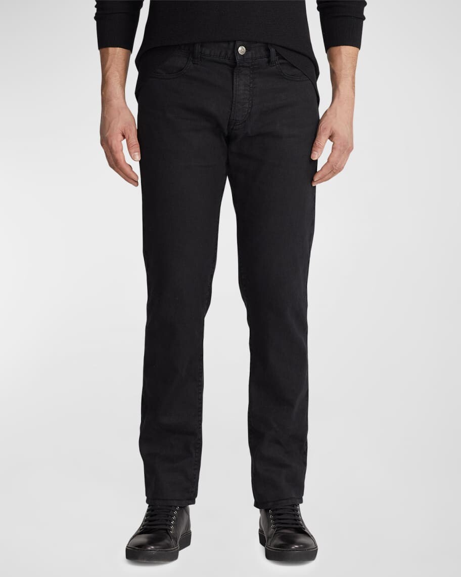 

Мужские узкие джинсы из льна и хлопка Ralph Lauren Purple Label