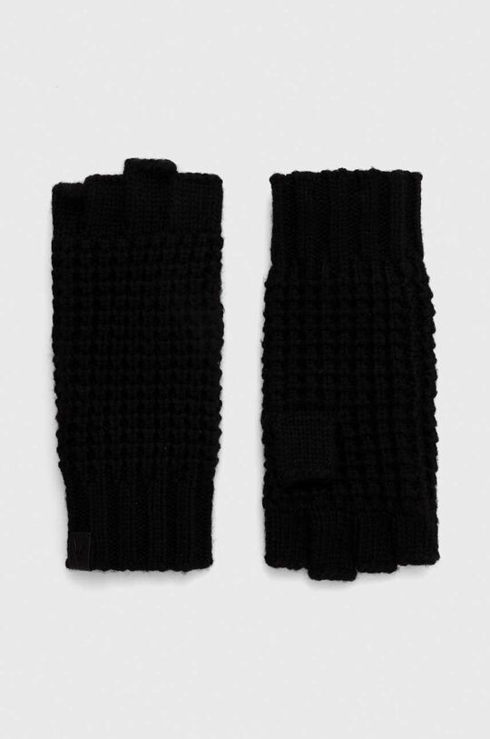 

Перчатки из смесовой шерсти. AllSaints, черный