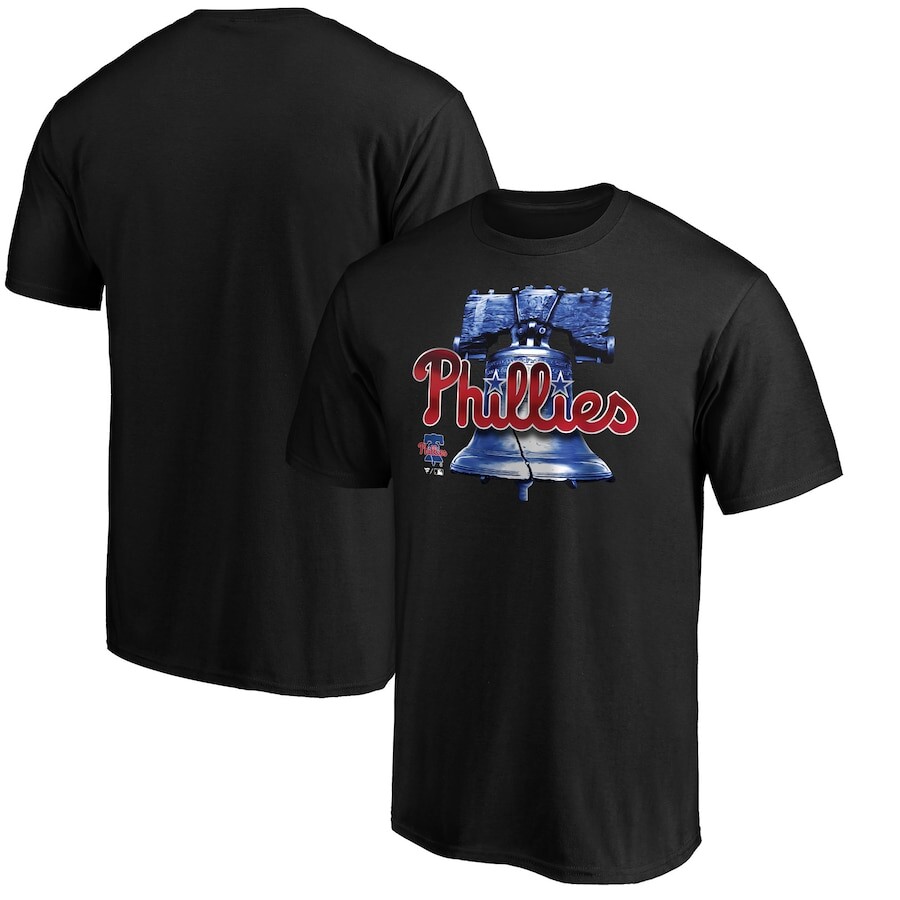 

Футболка с коротким рукавом Fanatics Branded Philadelphia Phillies, черный