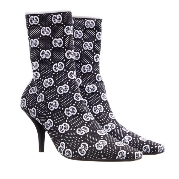 

Сапоги knit ankle boots Gucci, черный