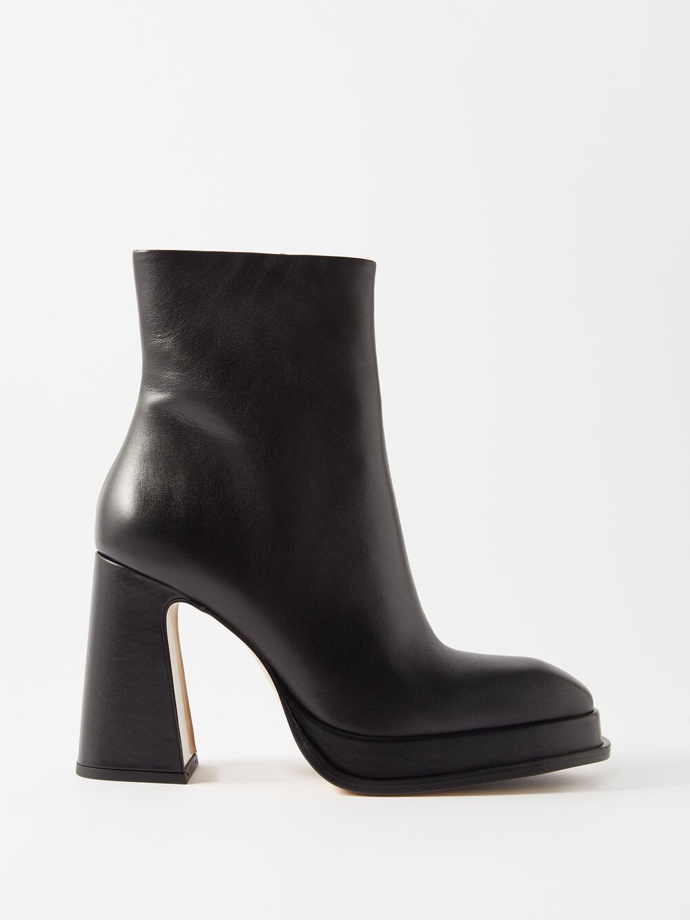 

Кожаные ботинки chueca 90 на каблуке Souliers Martinez, черный