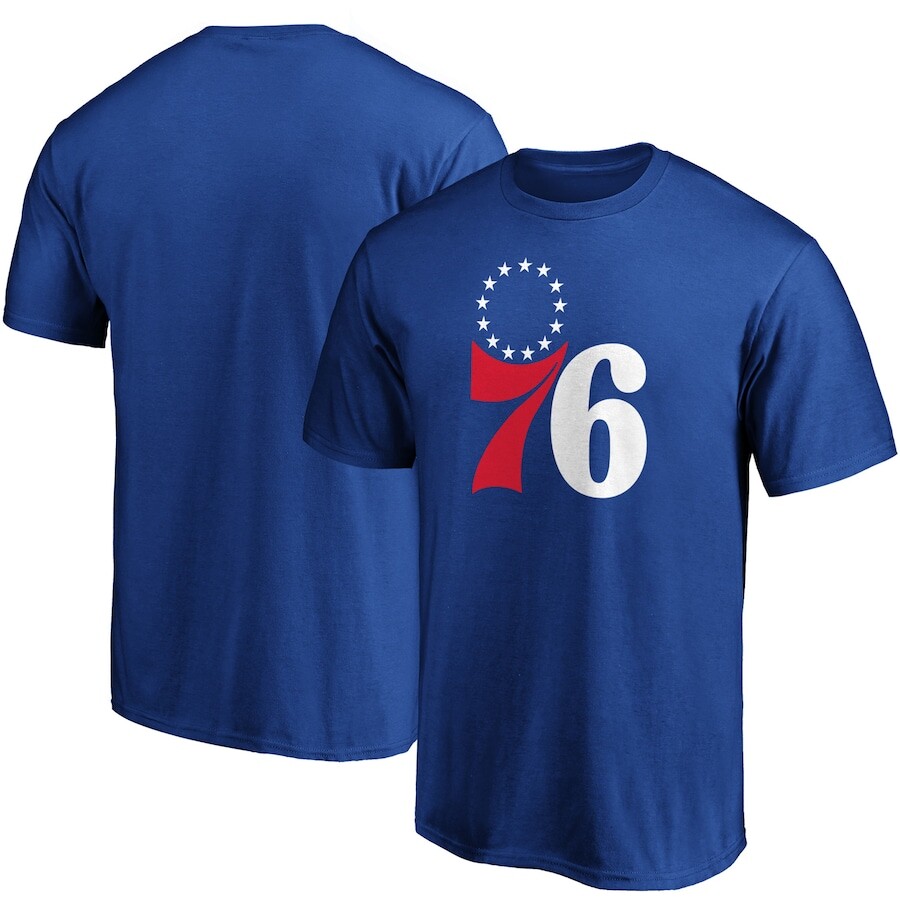 

Футболка с коротким рукавом Fanatics Branded Philadelphia 76Ers, роял