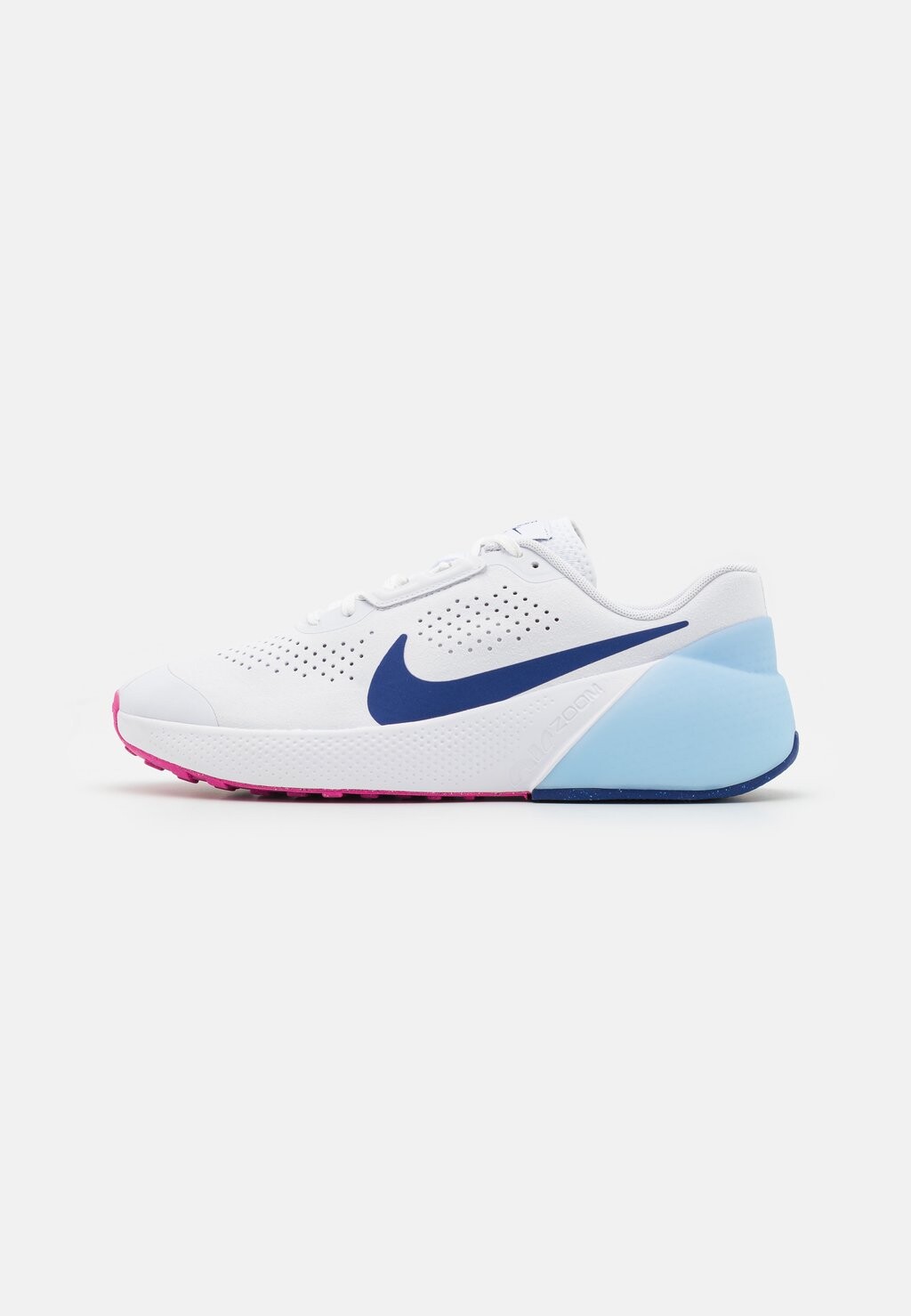 

Кроссовки Air Zoom Tr 1 Nike, цвет white/deep royal blue/fierce pink, Белый
