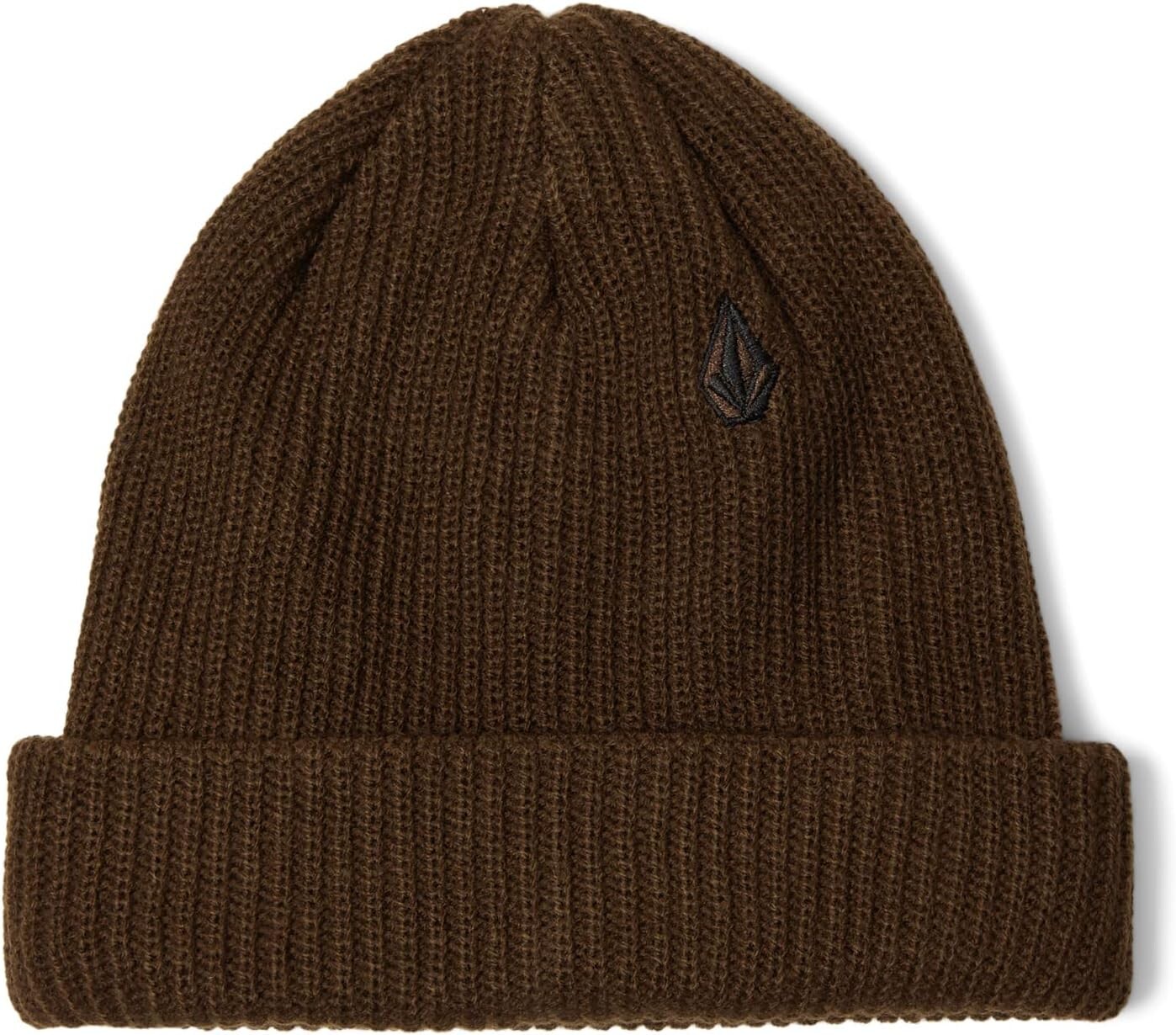 

Шапка-бини со стреловидной подкладкой Volcom Snow, коричневый