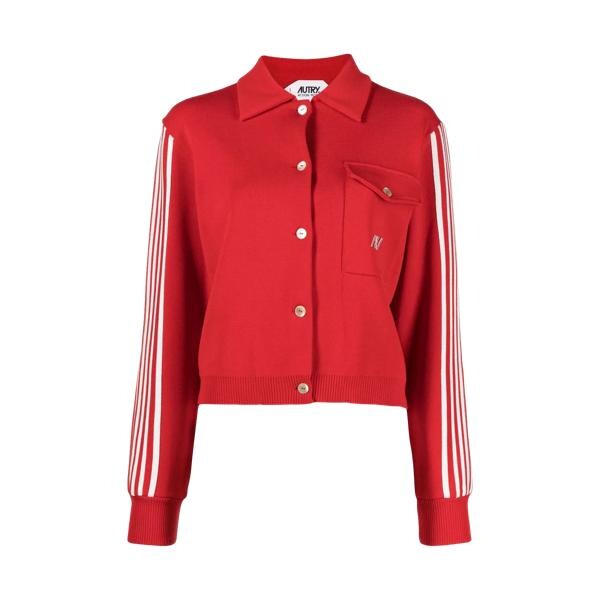 

Куртка sportliche jacke mit logo apparel red apparel red Autry International, красный