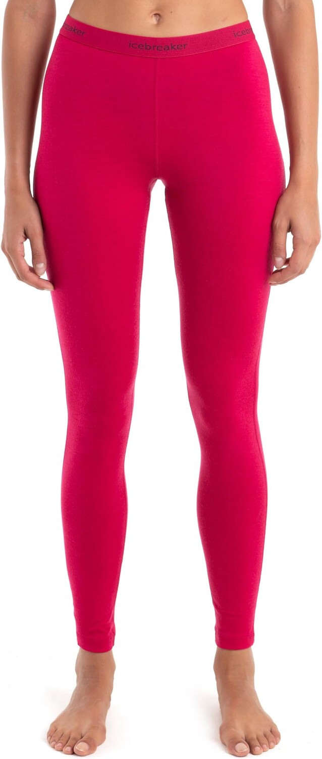 

200 Леггинсы Oasis Merino Base Layer Icebreaker, цвет Electron Pink