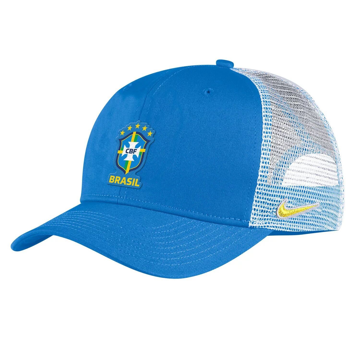 

Мужская синяя кепка Nike Brazil National Team Classic99 Trucker Snapback