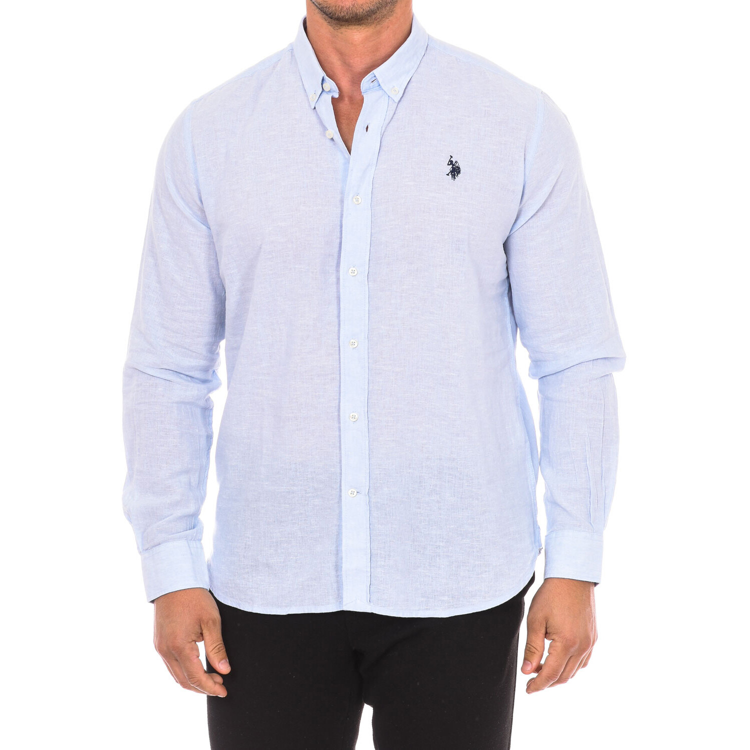 

Рубашка с длинным рукавом 68127 U.S. Polo Assn, синий