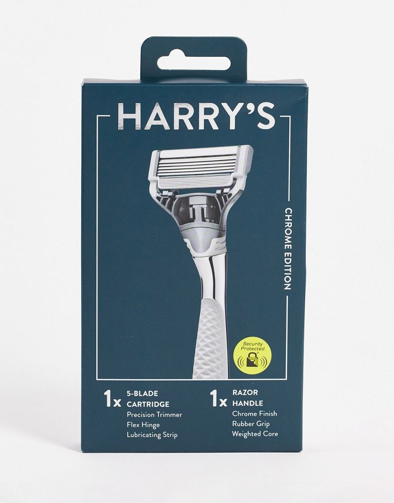 

Мужская бритва и лезвие Harrys Chrome Edition HARRY'S