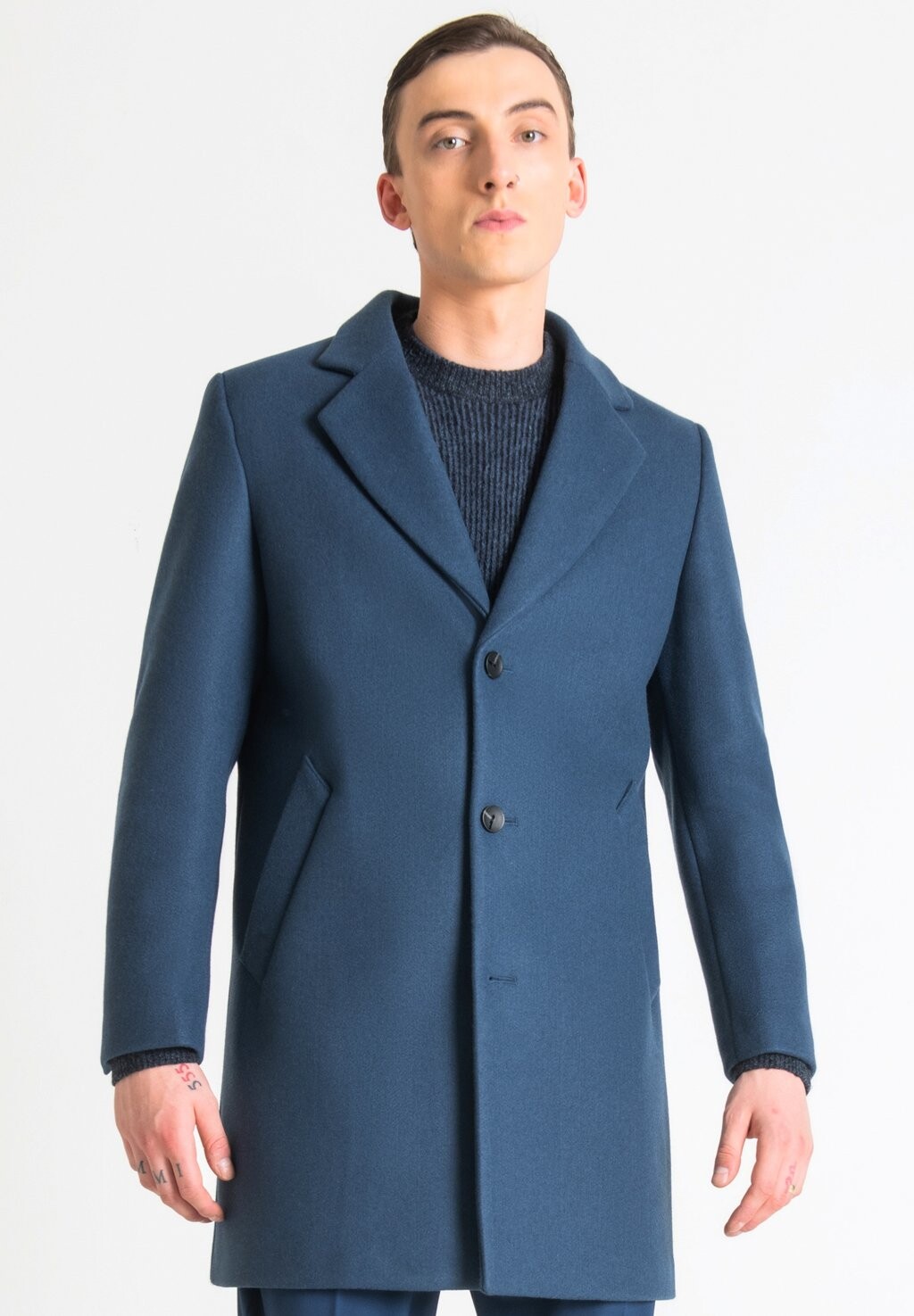 

Короткое пальто Mathias Regular Fit Antony Morato, синий