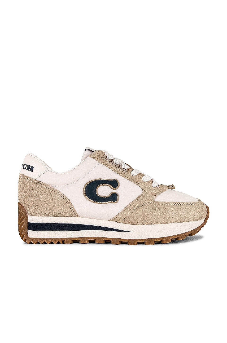 

Кроссовки Coach Runner, цвет Chalk & Midnight Navy