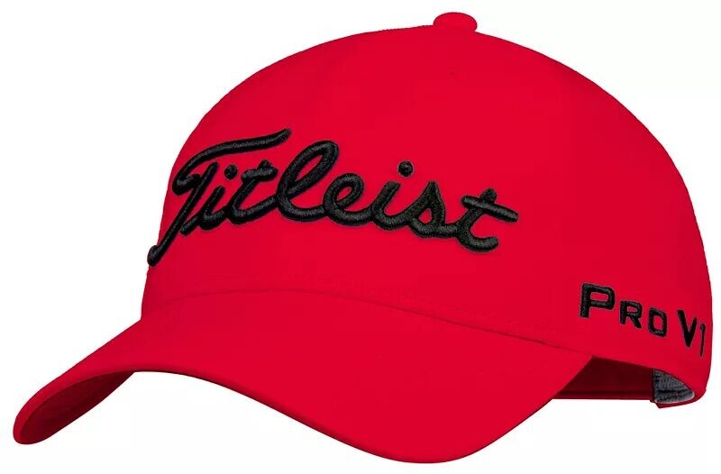 

Мужская кепка для гольфа Titleist Tour Performance 2020, красный/черный