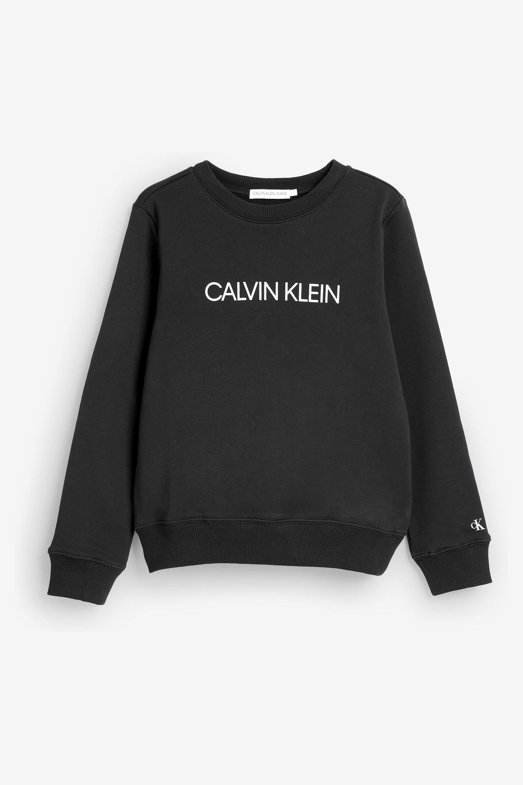 

Толстовка Institutional для мальчиков приталенного кроя Calvin Klein Jeans, черный