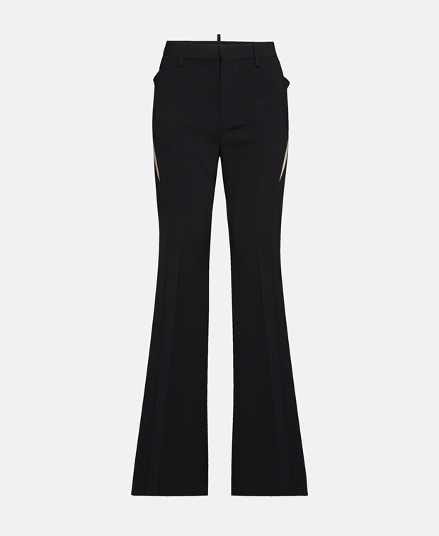 

Расклешенные брюки Dsquared2, черный