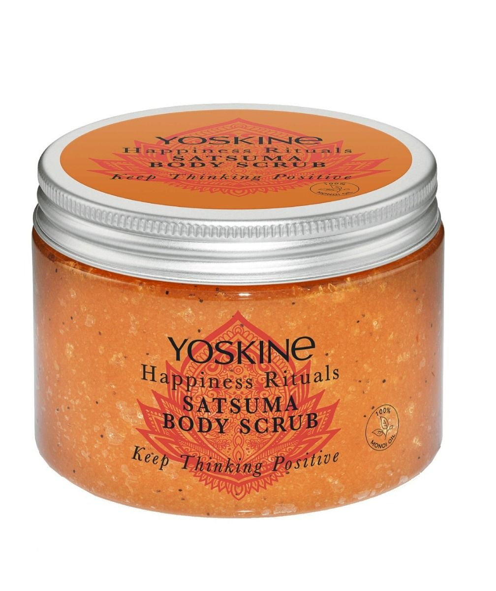 Yoskine Happiness Rituals Satsuma скраб для тела, 300 g