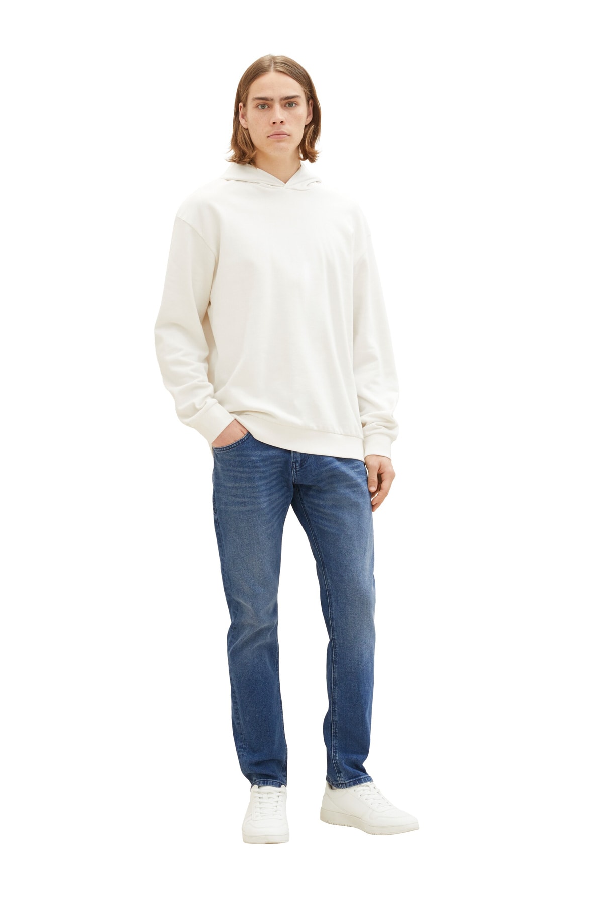 Джинсы - Серые - Прямые Tom Tailor Denim, серый пуловер tom tailor размер s серый