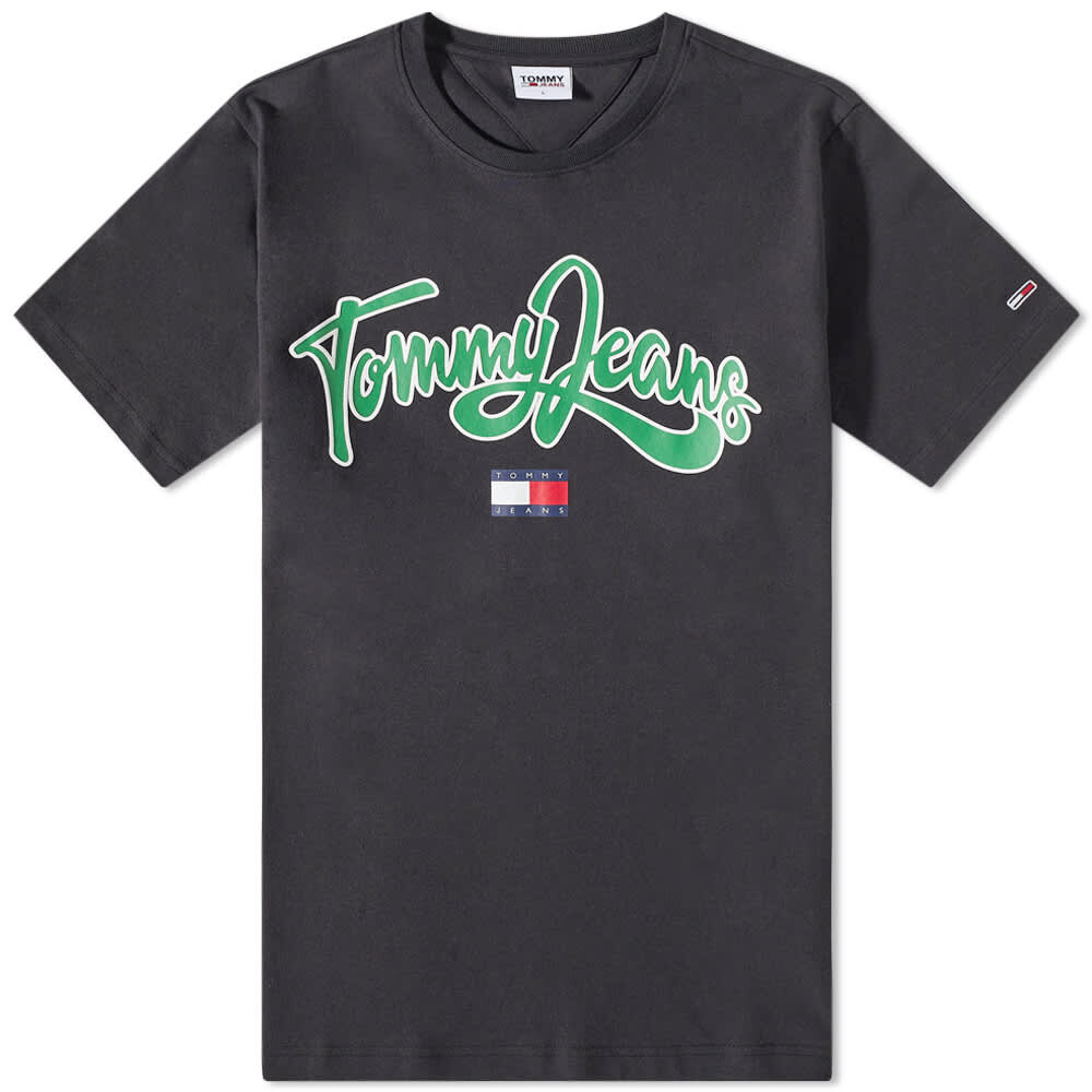 

Футболка с текстовым логотипом Tommy Jeans, черный