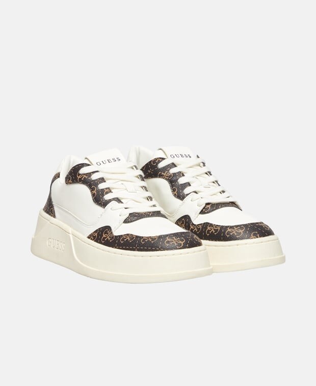 

Кроссовки на платформе Guess, белый