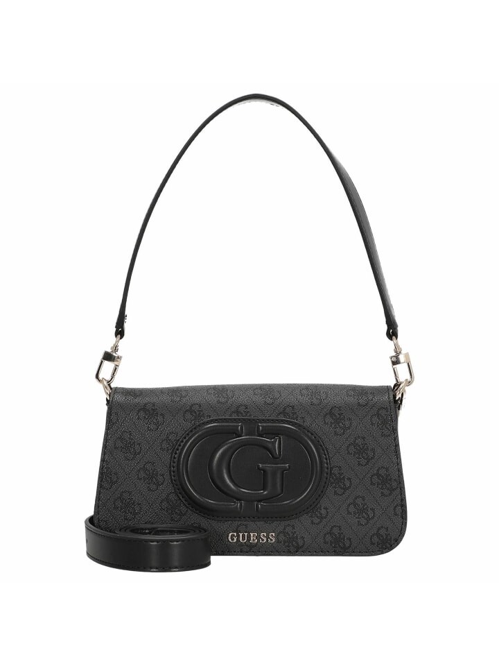 

Сумка через плечо Guess 24 cm, цвет coal logo/black