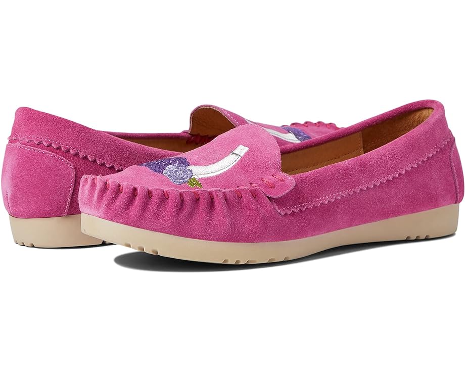 Лоферы FIVE TRIBE Lucky, цвет Very Berry Suede