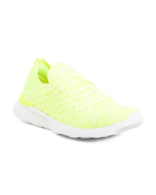 

Беговые кроссовки Techloom Wave Stretch Knit Apl, неоново-зеленый