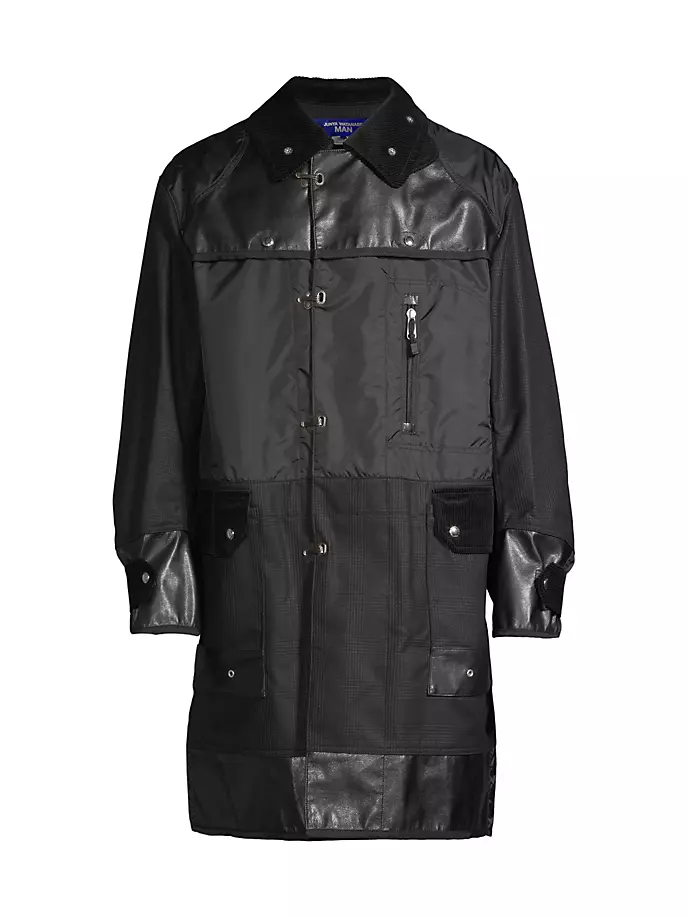 

Пальто смешанной техники Junya Watanabe, черный