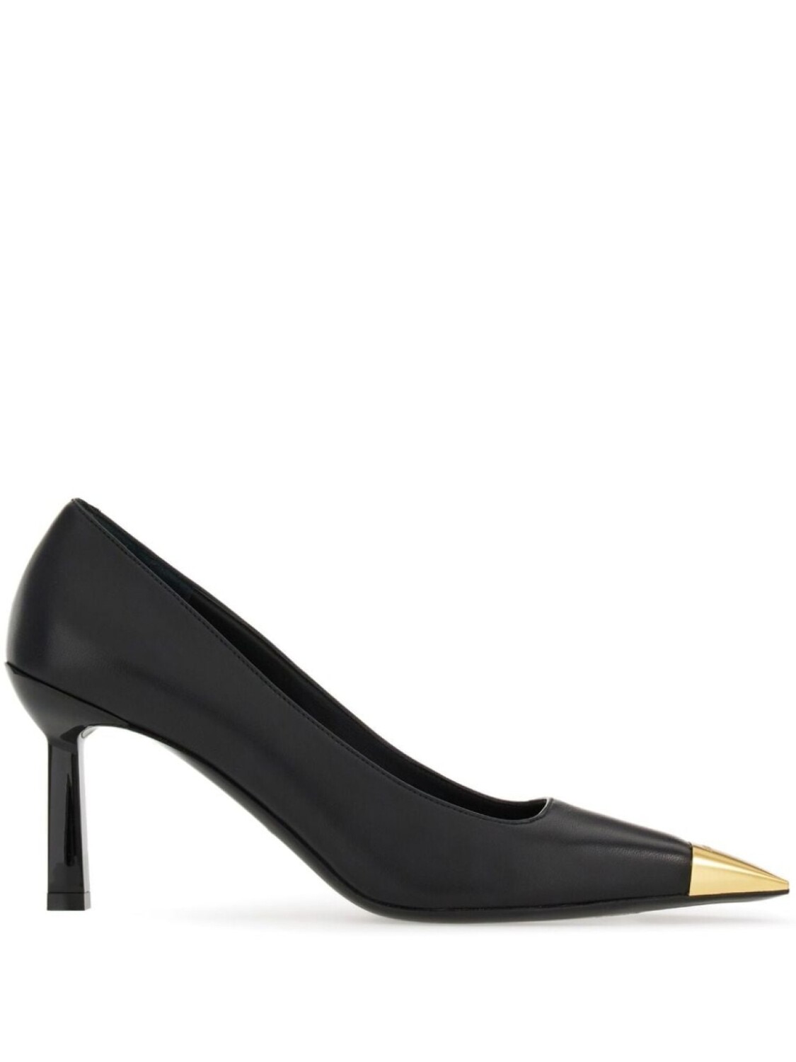 

Ferragamo туфли-лодочки с эффектом металлик, черный