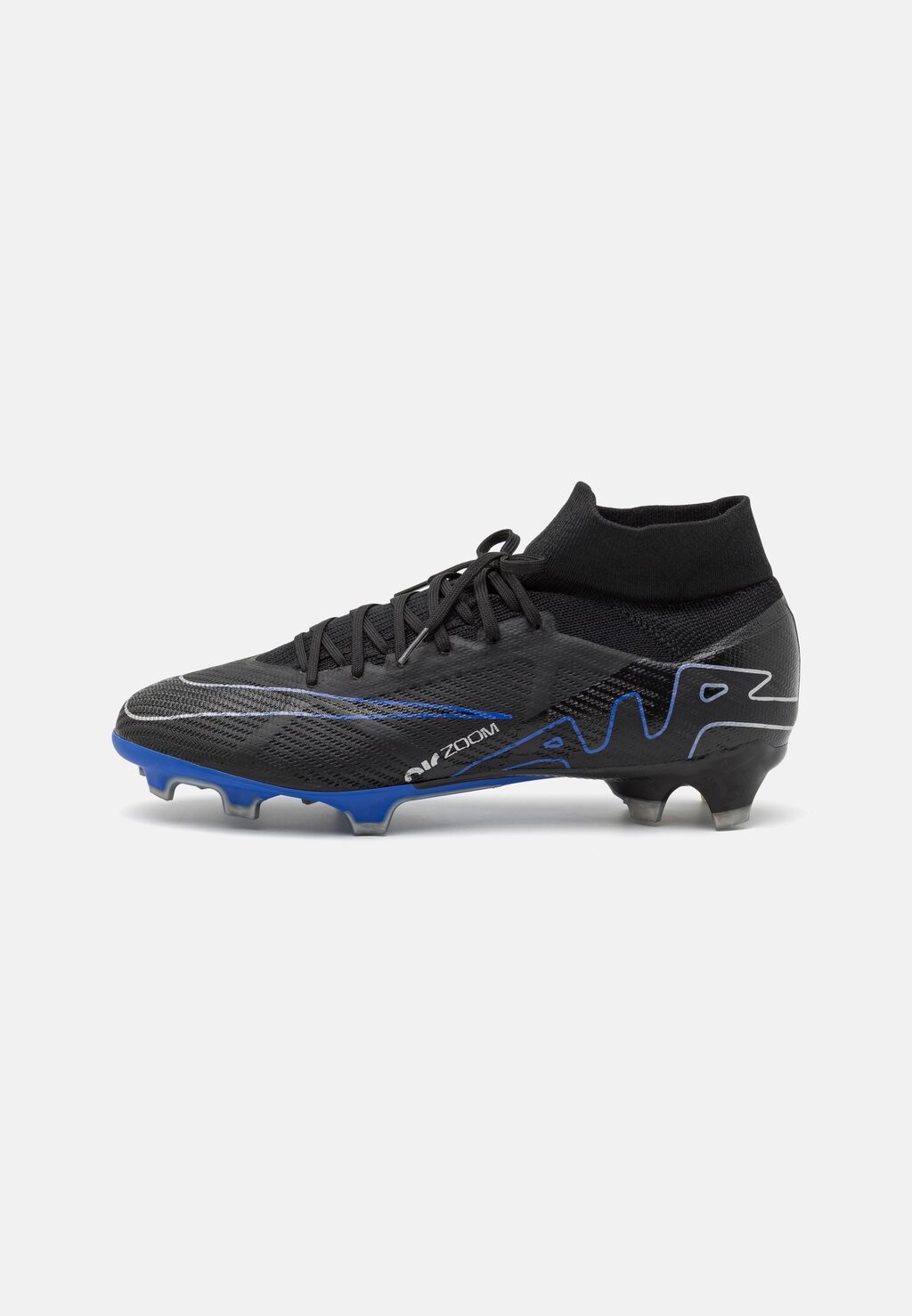 

Кроссовки для мини-футбола с шипами Zoom Mercurial Pro Fg Nike, цвет black/chrome/hyper royal