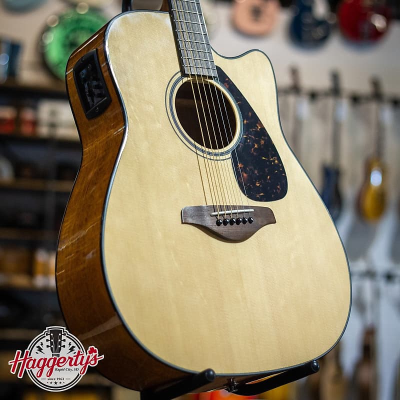 цена Акустическая гитара Yamaha FGX800C Dreadnought Acoustic-Electric Guitar