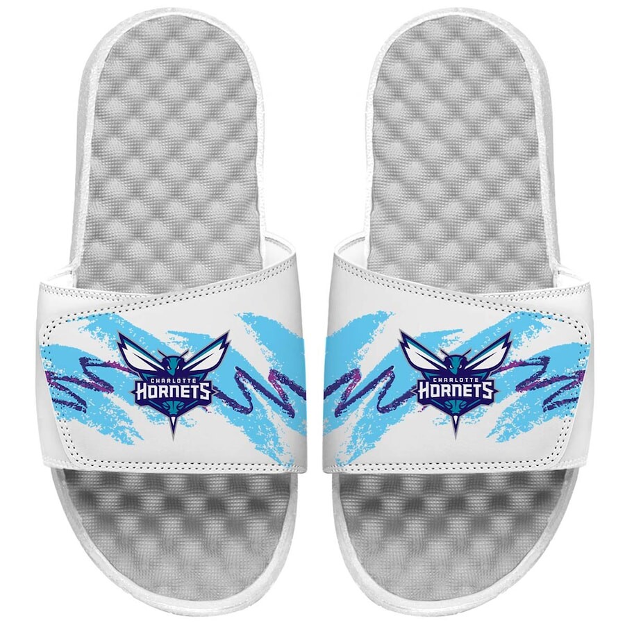 

Шлепанцы ISlide Charlotte Hornets, белый