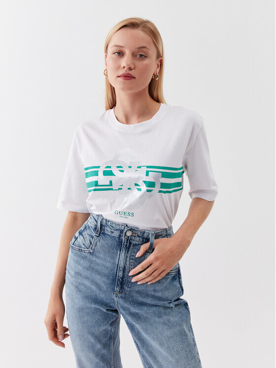 

Футболка стандартного кроя Guess, белый