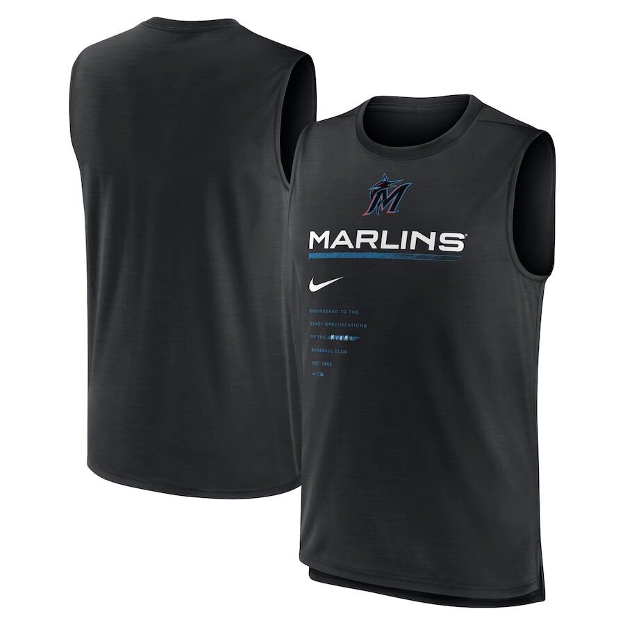 

Майка Nike Miami Marlins, черный