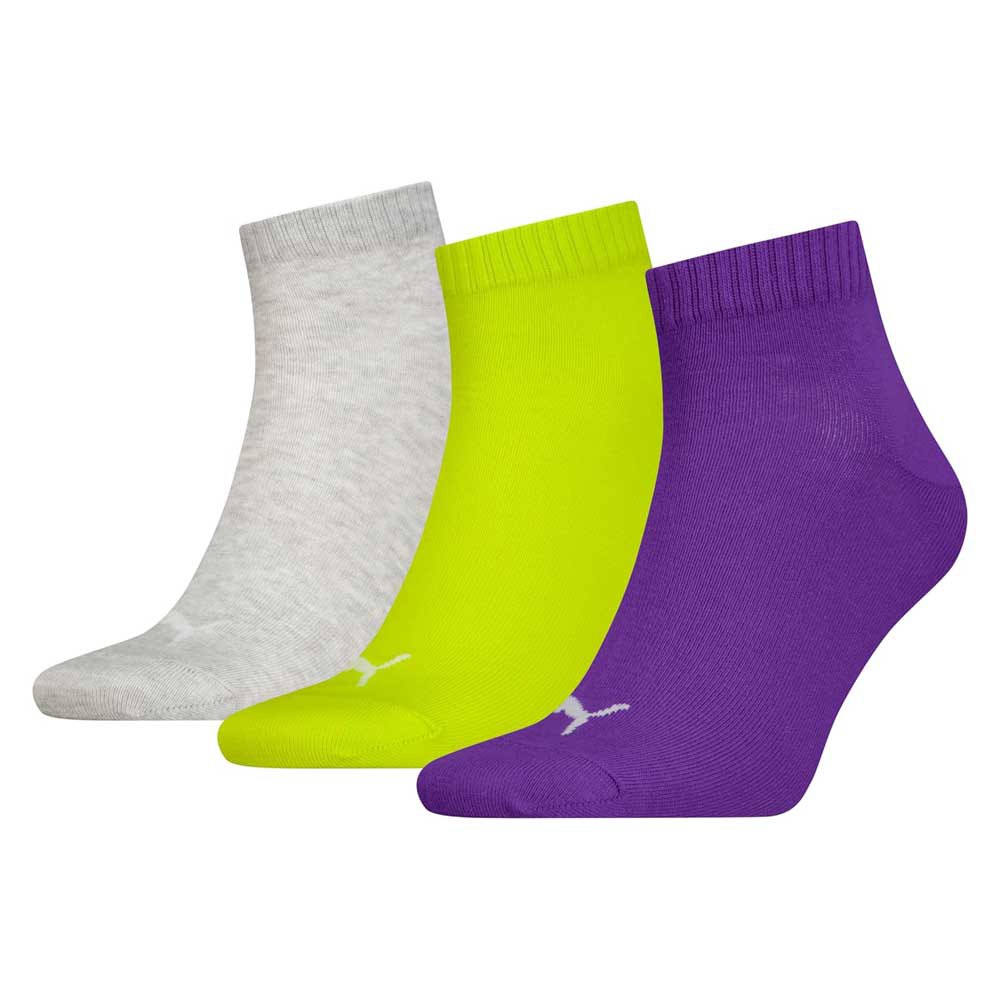 Носки Puma Quarter Plain 3 шт, разноцветный носки puma 271080001 quarter 3 шт разноцветный