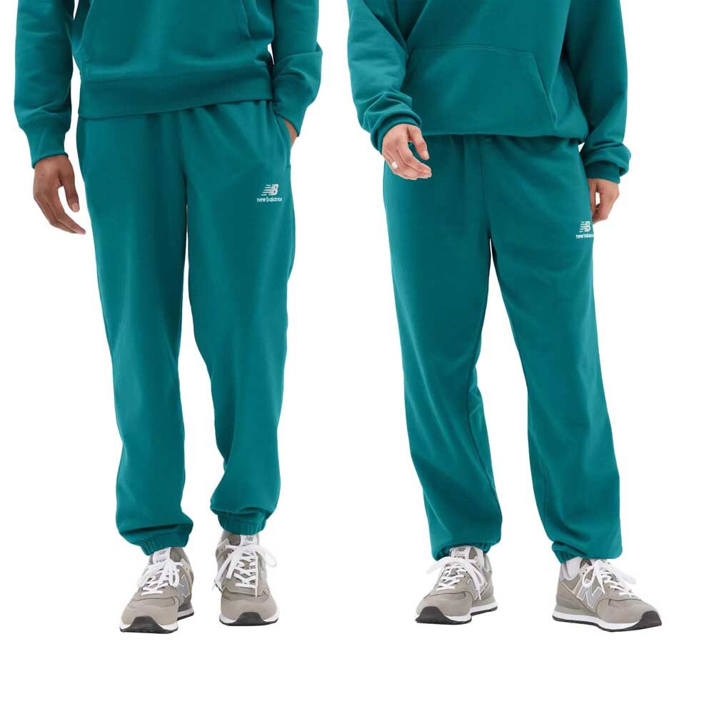 

Брюки New Balance Uni-ssentials French Terry, зеленый