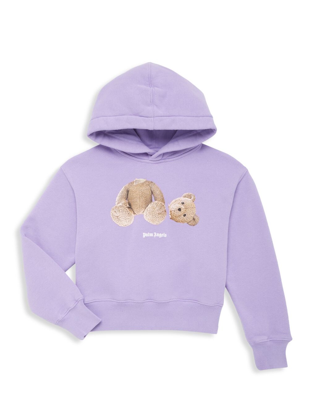 

Толстовка с капюшоном Teddy Bear для маленьких девочек и девочек Palm Angels, коричневый